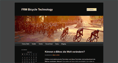 Desktop Screenshot of frmbike.de